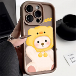 Telefoni&uuml;mbris iPhone'ile 11 13 12 14 15 16 Pro Max 7 8 Plus XR XS Max Samsung A55 S24 S23 A02S Redmi 9 13C 9A 10 A3 OPPO A15S A16 A17 A18 A38 A53 A54 A31 Xiaomi 11 Lite 4G kohv
