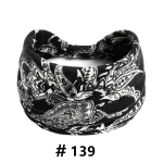 Boho peapaelad laia s&otilde;lmega juuksesall Lilletr&uuml;kiga juuksepael Elastne turbani pea&uuml;mbris veniv peapael Bandana Moodsad juuste aksessuaarid naistele