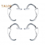 2 paari huulek&uuml;&uuml;si Halloweeni Cosplay kihvad roostevabast terasest siledad, mitte l&auml;bistavad poleeritud maskeerimispeoetendused huuleehete huulepulgad 2 Pairs