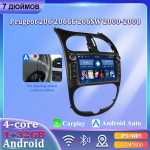7'' Auto raadio Android Carplay PEUGEOT 206 206CC 206SW 2000-2008 jaoks Auto multimeediapleier Autoradio 2+64GB 1+32GB,A must