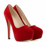 Naiste Pumbad Tikkp&uuml;ksid Seksikad 14 cm &Uuml;lik&otilde;rged kontsad Naiste &uuml;marad varbad Platvorm &otilde;hukesed kontsad &Ouml;&ouml;klubi peokleit Punased pulmakingad Suurus 44 38 punane