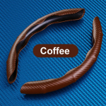 1 paar auto rooliratta katted bambuse kujuga s&uuml;sinikkiust 38 cm universaalne automaatne rool libisemisvastase kaitsekattega auto salongi tarvikud