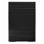 1 tk mustad pimendavad kardinad kardinad aknavarjud plisseeritud kardina liim lausriie 60x150cm must