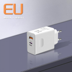 120W &uuml;likiire laadimine v&auml;lklaadimine Euroopa standardiga mobiiltelefoni laadija PD + USB t&auml;isprotokolli piiri&uuml;lene universaaladapter P10A+C EU white (round leg)