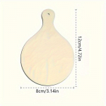 6 tk k&auml;sitsi valmistatud DIY puidust k&auml;sit&ouml;&ouml; Mini puidust v&auml;rvimine ja vigurid valge embr&uuml;o k&auml;sit&ouml;&ouml; &ndash; DIY v&auml;rvimine ja nikerdamine koduk&ouml;&ouml;gi kaunistuste jaoks 6pcs