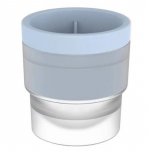 1 tk kerakujuline j&auml;&auml;kuubikuvorm aeglaselt sulav isetehtud j&auml;&auml;palli &uuml;mmargune tarretise valmistamise vorm valge