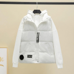 Vest naiste l&uuml;hike Korea s&uuml;gis- ja talvine naiste vestiga naiste mantel 3XL valge