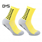 1 paar spordisokke, libisemisvastaseid silikoonp&otilde;hja, keskmise toruga, higineelus, peen kudumine k&otilde;rge elastsusega igap&auml;evane kandmine jalgpall korvpall s&auml;&auml;resokid 1Pair valge