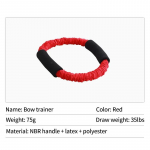 Vibulaskmise simulatsioonitreening vibu treener pingutusn&ouml;&ouml;r k&auml;e j&otilde;ud, jaht, kordusharjutus, harjutus, n&ouml;&ouml;r punane