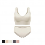 Berish Cool Fit rinnahoidja vol&uuml;&uuml;miga ja alusp&uuml;kste komplekt Black Bra M/Panties S