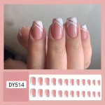 24 tk. Valged gradient-l&uuml;hikesed kunstk&uuml;&uuml;ned kantavate v&otilde;ltsk&uuml;&uuml;ntega. T&auml;ielik kate, vajutage k&uuml;&uuml;neotstele Art.