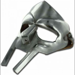 MF Doom N&auml;omask, Keskaegne Kiiver N&auml;omask Rooma Gladiaatori Mask N&auml;ole Hull-Kurat Metallist Mask Halloweeni jaoks