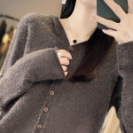 Naiste ka&scaron;miirist sviiter Qinghe ka&scaron;miir 30% ka&scaron;miir 70% vill Naiste s&uuml;gis- ja talvine ka&scaron;miirist pullover pehme ja soe M