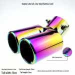 Roostevabast terasest summuti v&auml;ljalaskekate auto saba k&otilde;ri modifikatsiooni jaoks &ndash; &uuml;he/kahekordse v&auml;ljalasketoru kaunistus