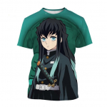 Suveanime Demon Slayer Kimetsu no Yaiba Kamado Nezuko Kochou Shinobu Cosplay 3D Prinditud mood T-s&auml;rk Multikas l&uuml;hikeste varrukatega M