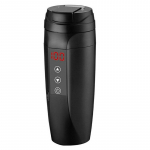 Auto 12v 24v soojusisolatsioon elektriline veekeetja kohvisoojendaja k&uuml;ttevee tass must