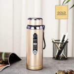 Suure mahutavusega termostops 600 ml / 800 ml / 1000 ml vaakumkolvid Kaasaskantavad roostevabast terasest termostops veepudel reisiteekruus Kontori termostops 600ml kuld