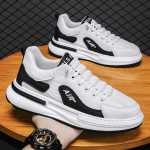 Meeste mood vabaaja spordijalatsid Sulkaniseeritud kingad Meeste kevadmood tossud paksu p&otilde;hjaga platvormiga vabaajajalatsid 39