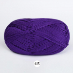 50g/palli k&otilde;rge kvaliteediga pehme ja sileda k&auml;ega Baby DIY heegeln&otilde;el naturaalne bambuspuuvillane