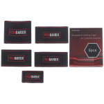 5 tk/komplekt, libisemiskindel juuksuril&otilde;ikuri k&auml;epidemed, varrukad juuksel&otilde;ikuri hoidiku kate must