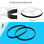 2 tk Sae kummi lint 8 1425mm 9 1570 12 2240mm 14 2560mm Puidut&ouml;&ouml; Sae Rehvid Rullikur&otilde;ngas Osad