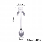 Roostevabast terasest kohvilusikas Armas armsa kassi kujuga teelusikat&auml;is magustoidu suupistete lusikaga j&auml;&auml;tise minilusikad lauan&otilde;ud k&ouml;&ouml;giriistad