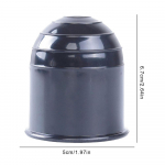 Universaalne 50 mm auto haakekonksu kuulkaane haakekonksu kuulkatte pesa Auto pukseerimiskonksu kuulkaane kate S&otilde;iduki tarvikud must