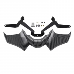 Mootorratta sport suruj&otilde;uga alasti esispoilerid Aerod&uuml;naamilised tiivadeflektor YAMAHA MT07 MT-07 SP MT 07 2021 2022 2023 jaoks must