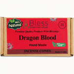 Bless-Rahvusvaheline draakoniveri 100% naturaalne - viiruk-koonused k&auml;sitsi valmistatud - k&auml;sitsi kastetud orgaanilised kemikaalid - puhastus-l&otilde;&otilde;gastus-positiivsus Pack Of 10 Cones