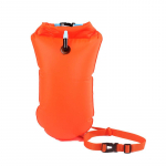 Pvc ujumis&auml;mbri kuivkott T&auml;ispuhutav avatud ujumispoi pukseeritav ujuvkott Veekindlad topeltturvapadjad Veespordi turvakotid oranž