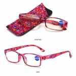 Naiste lugemisprillid riidest &uuml;mbrisega Sinised valgust blokeerivad prillid &Uuml;likerged uhked prillide komplekt Suurep&auml;rane kingitus +1.0