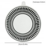 1 tk induktsioonpliidi matt pliidiplaadi kriimustuskaitse induktsioonpliidi jaoks Multifunktsionaalsed silikoonmatid &otilde;hufrit&uuml;&uuml;ri vooderdistele 22cm Thin