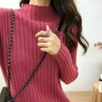 Talvine vintage soe pikkade varrukatega kampsun naiste korea moe Elegantne silmkoeline s&auml;rk Naiste massiivne kudum vabaaja &otilde;hukesed topid 2025 Uus S valge