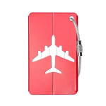 1/5 tk Premium alumiiniumist reisi ID-silt Vastupidav pagasi identifitseerimise visiitkaardihoidja Stiilne kaasaskantav pagasikott 1PC punane