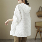 S&uuml;gistalvised vintage pulloverid Topid Naiste riided Pusad Pusad Oversize Lahtine vaba vabaaja naiste paks puuvillane vooder One Size must