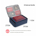 Mitmekihiline suure mahutavusega veekindel dokumentide ja passide hoiukott H2 single layer