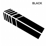 1 komplekti autokleebis, mitte pleekuv moodne v&auml;rviline triibuline autokleebis V&otilde;idus&otilde;iduliistud k&uuml;lgmiselt tahavaate peegli sisekujundusega kleebis auto universaalne punane