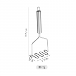 Avaleht Roostevabast terasest kartulipuksur K&auml;sitsi toidupurustaja Sile k&uuml;&uuml;slaugupress Pumpkin Ricer K&ouml;&ouml;gividinad Majapidamisn&otilde;ud