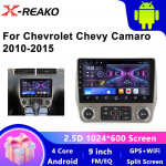 9 Traadita CarPlay Apple Android Auto jaoks Autoradio Chevy Camaro 2010-2015 jaoks Autoraadio Stereo Multimeedia GPS 4 core 1GB+32GB carplay