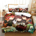 Code Realize Guardian of Rebirth Voodipesukomplekt Tekikott Voodikomplekt Tekikott Padjap&uuml;&uuml;r Tekk kuningas Queen suurus Poisid T&auml;iskasvanud 70x133cm 2pcs
