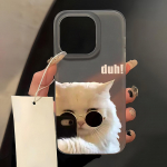 Mobiiltelefoni&uuml;mbrised iPhone 11 13 15 Pro Max 12 14 Pro Max &uuml;mbrisele iPhone 16 15 Plus 13 Pro 12 j&auml;&auml;tunud tekstuuriga maalitud koomiksililled iPhone 11 valge