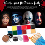 Stage Makeup Box Halloween Makeup Festival Dress Up Skin Wax Plasma Body Painting Box 100ml must