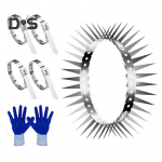 1 komplekt rotivastaseid naelu roostevabast terasest linnut&otilde;rje naelu koos sidemetega naeltega orav tihvt tuvidele Kasside juhtimine puudel Aiad linnus&ouml;&ouml;tjad L