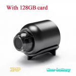 HD-infrapuna-&ouml;&ouml;n&auml;gemiskaamera kodune traadita WiFi-kaamera Mini-seirekaamera 【Non-battery】2MP+128g Card must