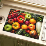 Diatomi muda imav libisemiskindel lauapadi k&ouml;&ouml;gile ja kohvimasinale &ndash; stiilne puuviljakujundus, soojusisolatsioon, veekontroll 30cm*40cm