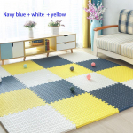 24 tk Xpe &Uuml;hendatud Paksendatud Vahtp&otilde;randamatt Laste Beebi Roomamismatt Imav Mustust H&uuml;lgav Pusle Libisemiskindel P&otilde;randamatt 30*30cm*24pcs