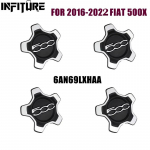 6AN69LXHAA Uus Auto Ratta Keskkapsli Kate Keskmised Rummu Kapslid Fiat 500X 2016 2017 2018-2022 Tolmukate Auto Tarvikud 735626312
