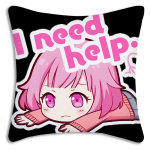 M&auml;ng Manga Anime Otori Emu Chibi padjakatted Multikas Diivan Dekoratiivne Kodu Kahepoolne tr&uuml;kkimine L&uuml;hike pl&uuml;&uuml;sis armas padjakate 30x30cm