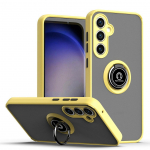 P&ouml;&ouml;ratav hoidikuga &uuml;mbris Samsung S23 FE S23 Ultra Galaxy S22 + S21 FE S21 Ultra S20 S10 Note 20 Ultra 9 8 s&otilde;rmusehoidikuga kate For Note 9 kollane