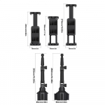 Topsihoidja Autole Stabiilne Topsihoidja Auto Telefoni Hoidja Mugav Autoh&auml;ll Telefoni Kinnitus Mobiiltelefonidele Tahvelarvutitele must